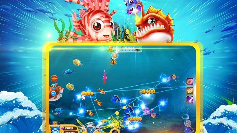 Sảnh game bắn cá thu hút lượng lớn người chơi